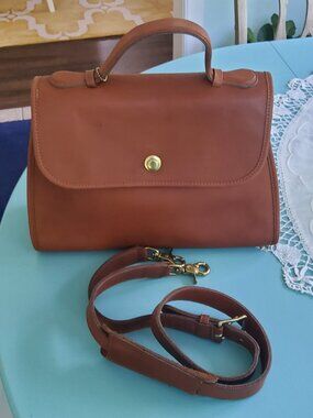 Vintage Rare Coach Crosby Crossbody in British Tan + Hangtag 9905